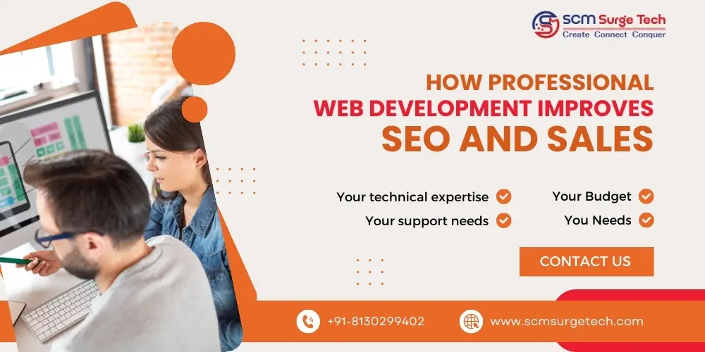 How Professional Web Development Improves SEO and Sales