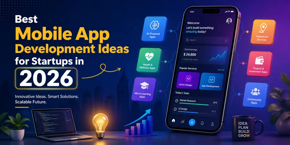 Best Mobile App Development Ideas for Startups in 2026