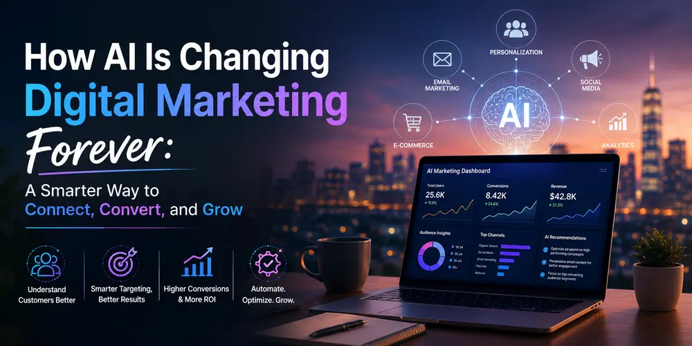 How AI Is Changing Digital Marketing Forever: A Smarter Way to Connect, Convert, and Grow