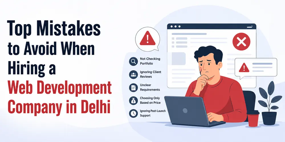 Top Mistakes to Avoid When Hiring a Web Development Company in Delhi