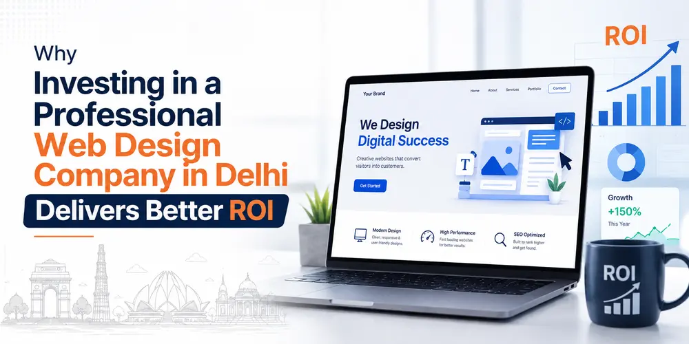 Why Investing in a Professional Web Design Company in Delhi Delivers Better ROI