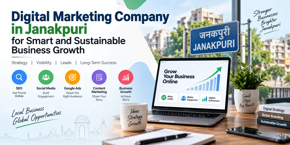Digital Marketing Company in Janakpuri for Smart and Sustainable Business Growth